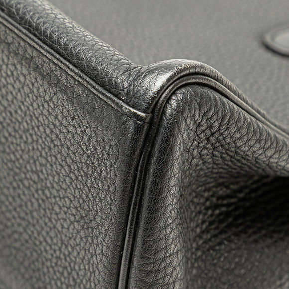 Burberry Nova Check Leather Handbag Black - Picture 4 of 9